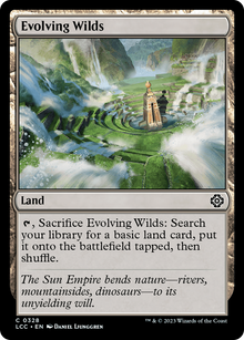 Evolving Wilds⁣ - Commander: The Lost Caverns of Ixalan⁣ (Common)⁣ [328]