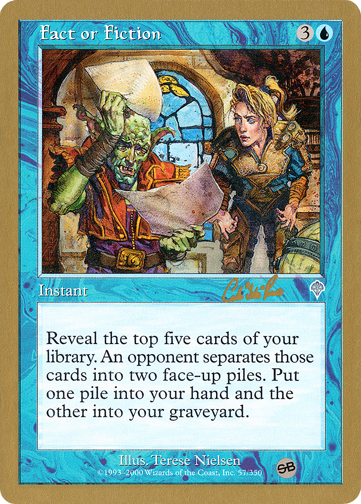 Fact or Fiction - 2002 Carlos Romao (INV) (SB) (WCD-CR57SB) - World Championship Decks 2002
