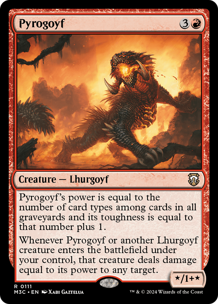 Pyrogoyf⁣ - Commander: Modern Horizons 3⁣ (Rare)⁣ [111]