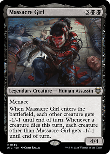 Massacre Girl⁣ - Commander: Outlaws of Thunder Junction⁣ (Rare)⁣ [140]