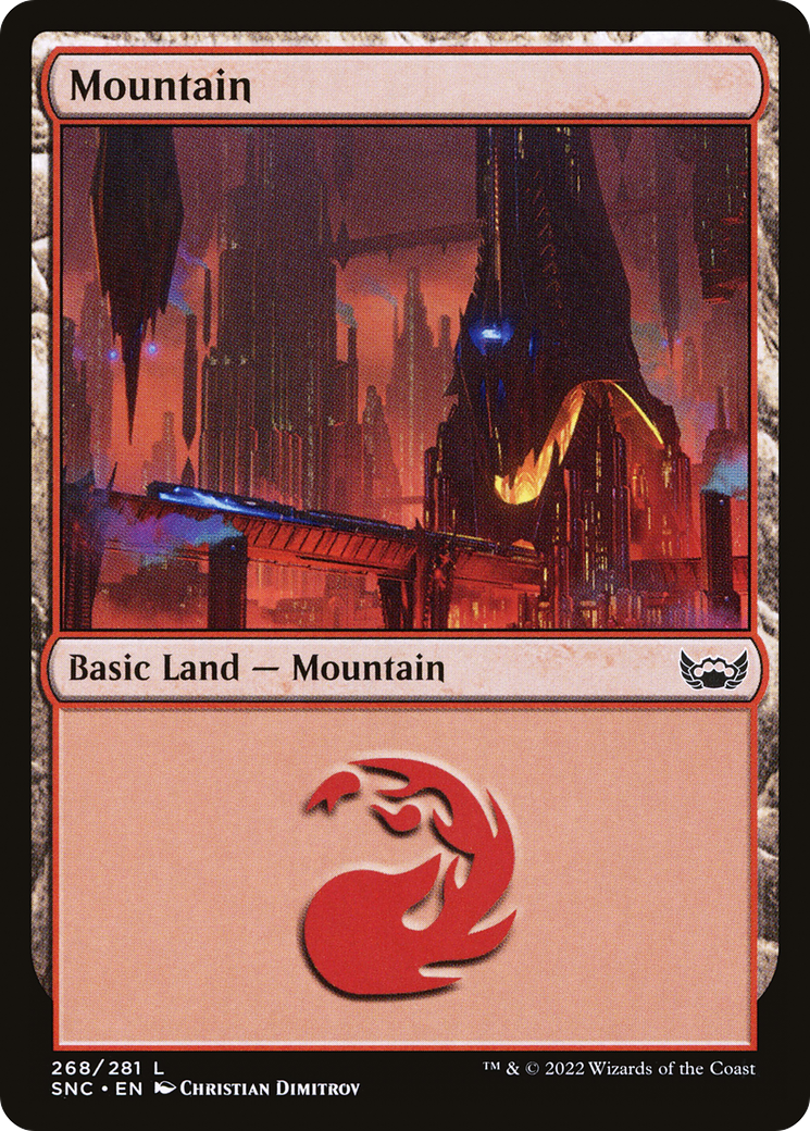 Mountain (V.3)⁣ - Streets of New Capenna⁣ (Land)⁣ [268]