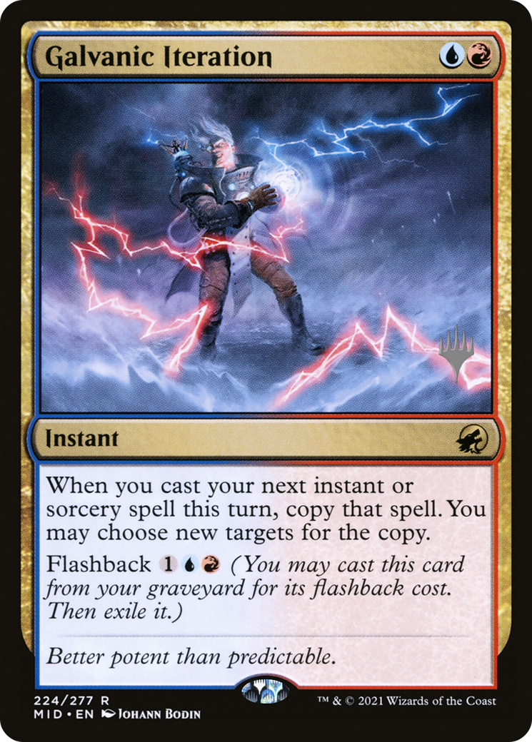 Galvanic Iteration (PPMID-224P) - Innistrad: Midnight Hunt Promos Foil