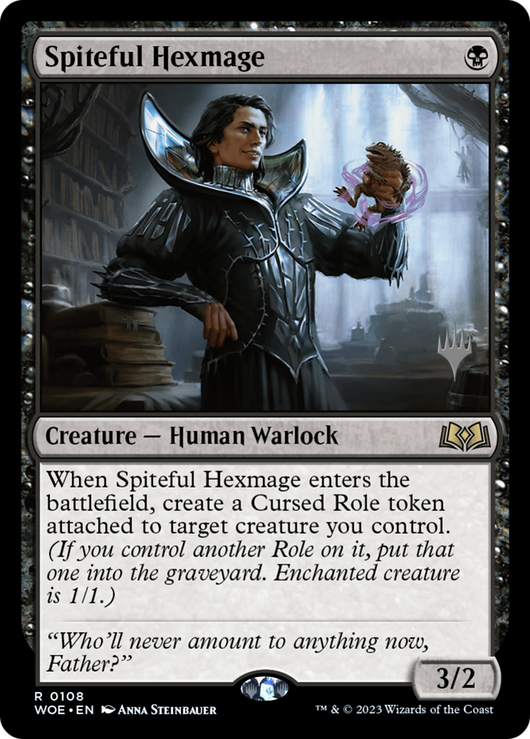 Spiteful Hexmage (PPWOE-108P) - Wilds of Eldraine Promos