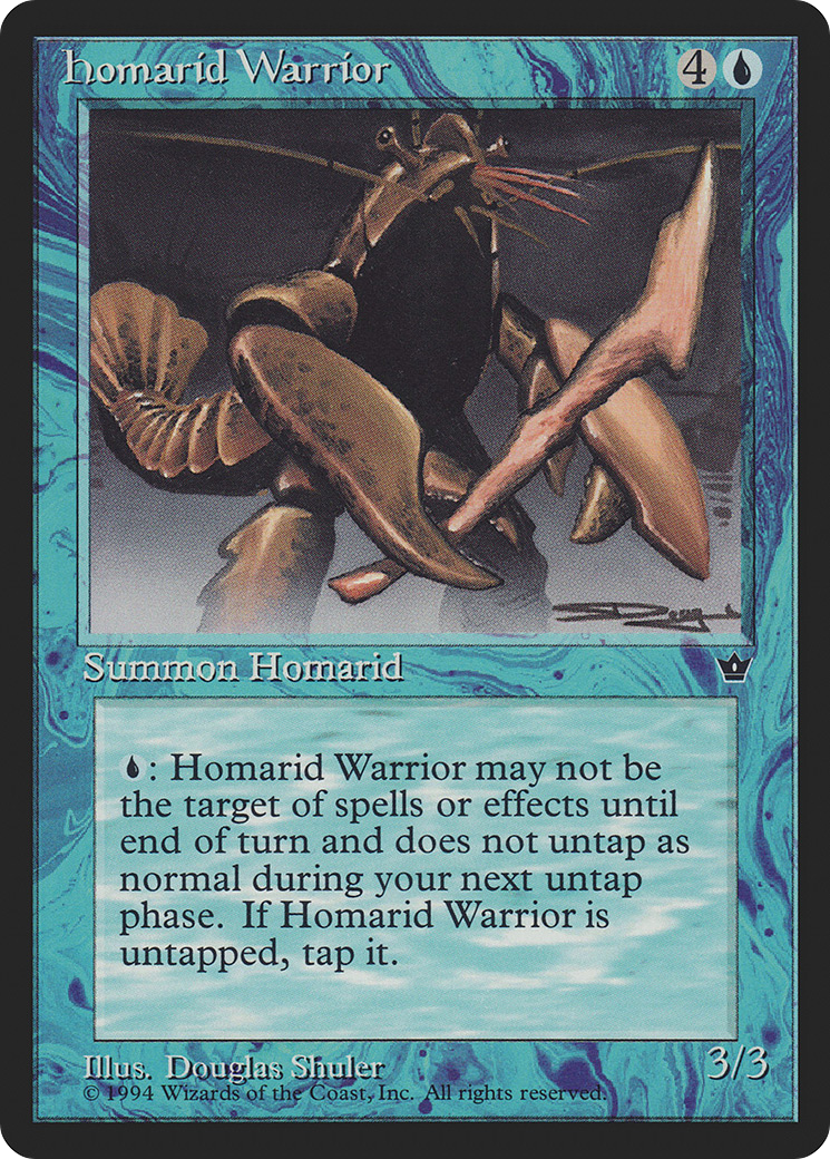 Homarid Warrior (Shuler) (FEM-22C) - Fallen Empires