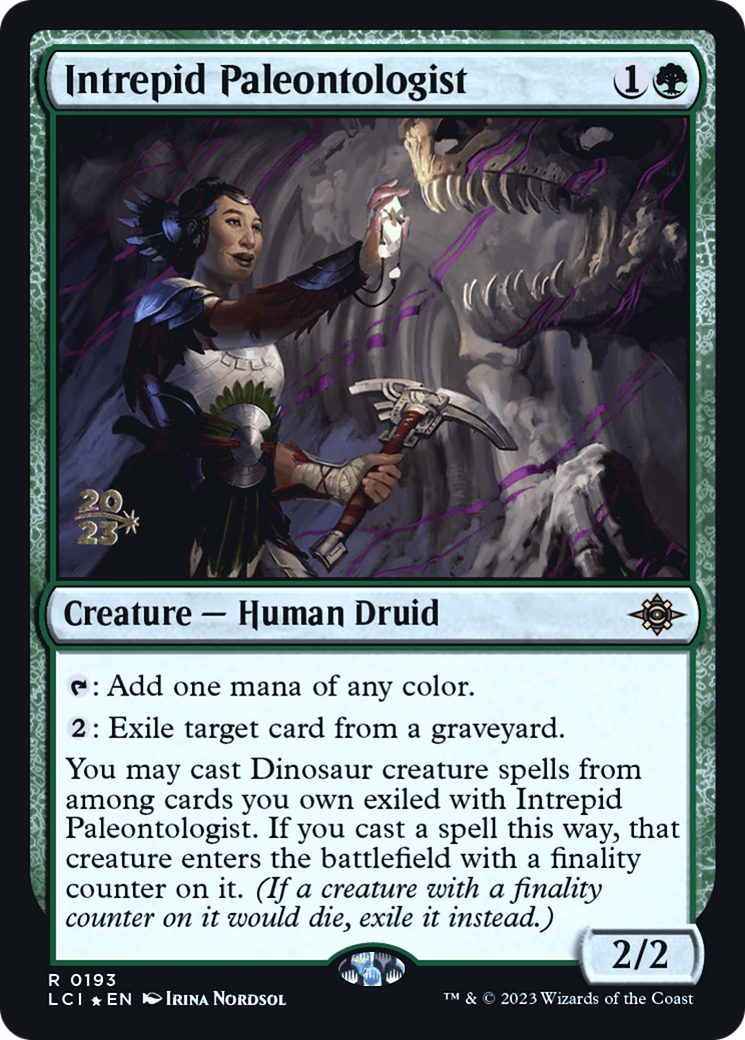 Intrepid Paleontologist (PRE-193S) - The Lost Caverns of Ixalan Promos Foil
