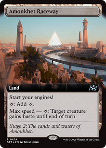 Amonkhet Raceway (DFT-424) - Aetherdrift: (Extended Art) Foil