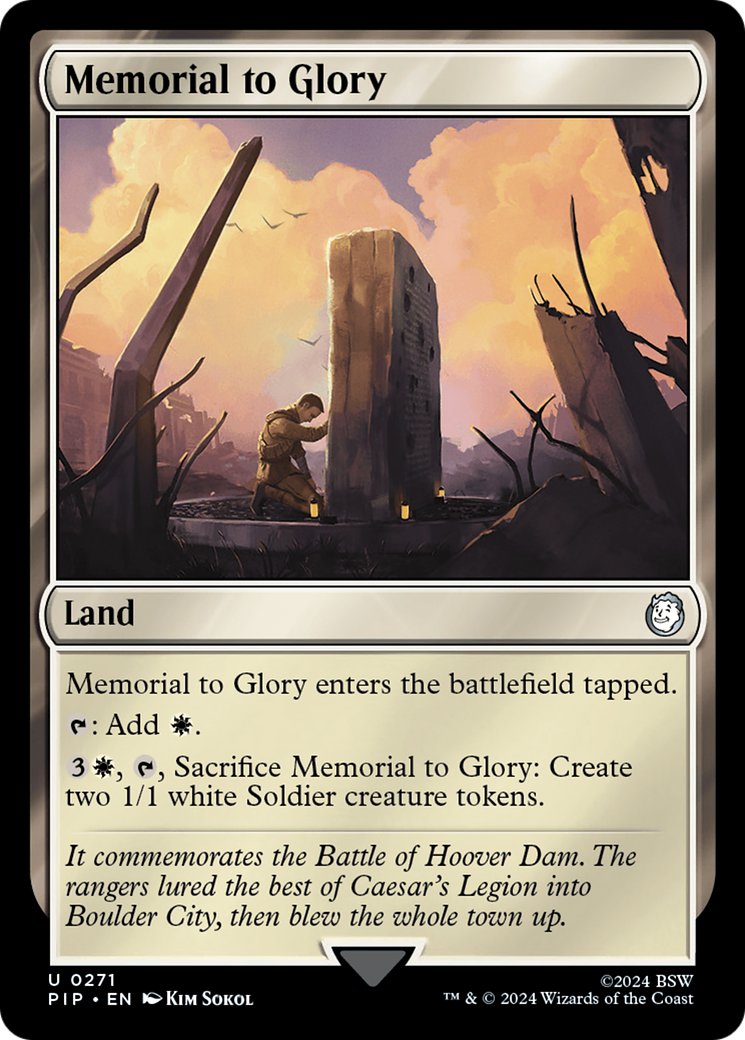 Memorial to Glory⁣ - Universes Beyond: Fallout⁣ (Uncommon)⁣ [271]
