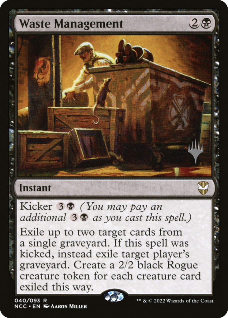 Waste Management (PPSNC-40P) - New Capenna Commander Promos Foil