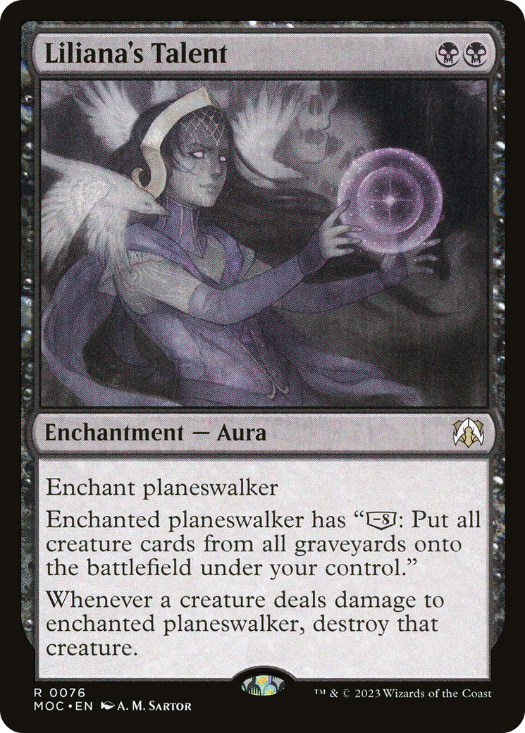 Liliana's Talent (MOC-076) - March of the Machine Commander