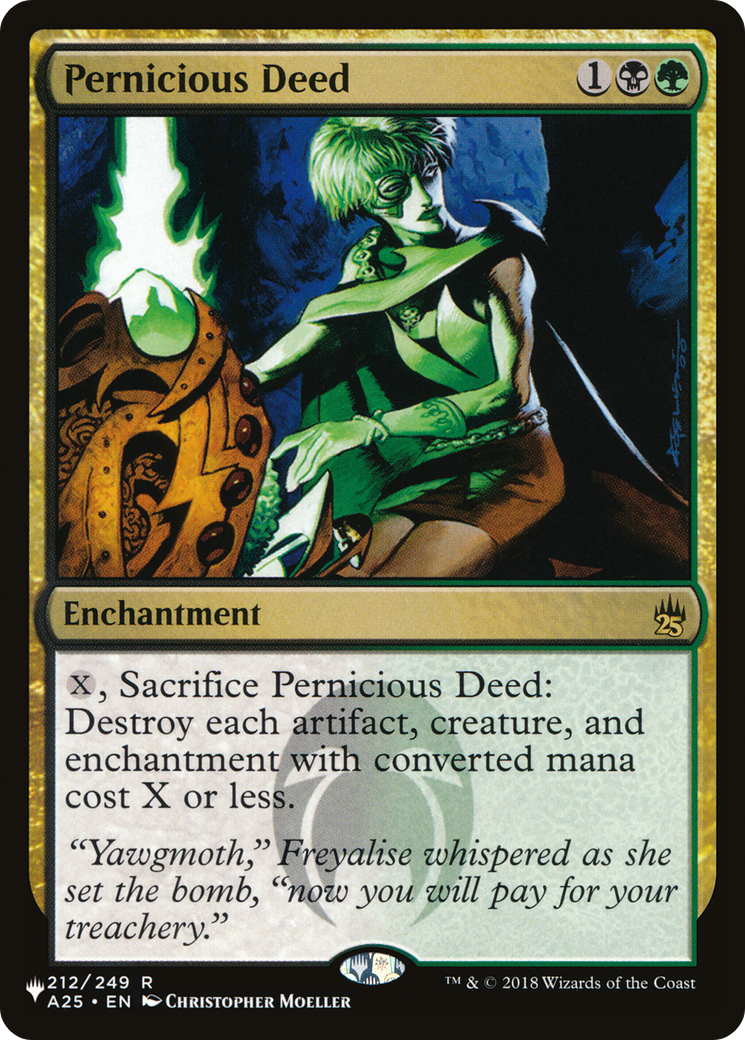 Pernicious Deed (LIST-212/249) - The List