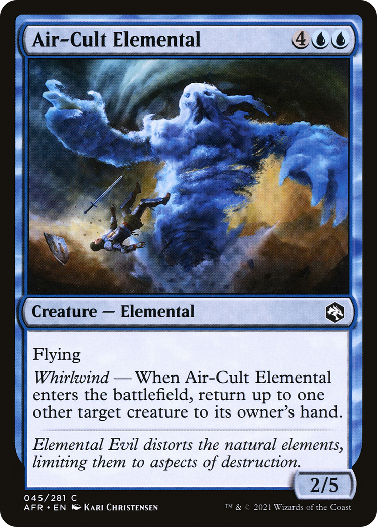 Air-Cult Elemental (AFR-045) - Adventures in the Forgotten Realms