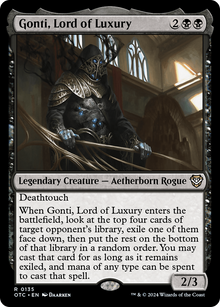 Gonti, Lord of Luxury⁣ - Commander: Outlaws of Thunder Junction⁣ (Rare)⁣ [135]