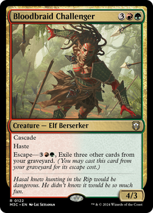 Bloodbraid Challenger⁣ - Commander: Modern Horizons 3⁣ (Rare)⁣ [122]