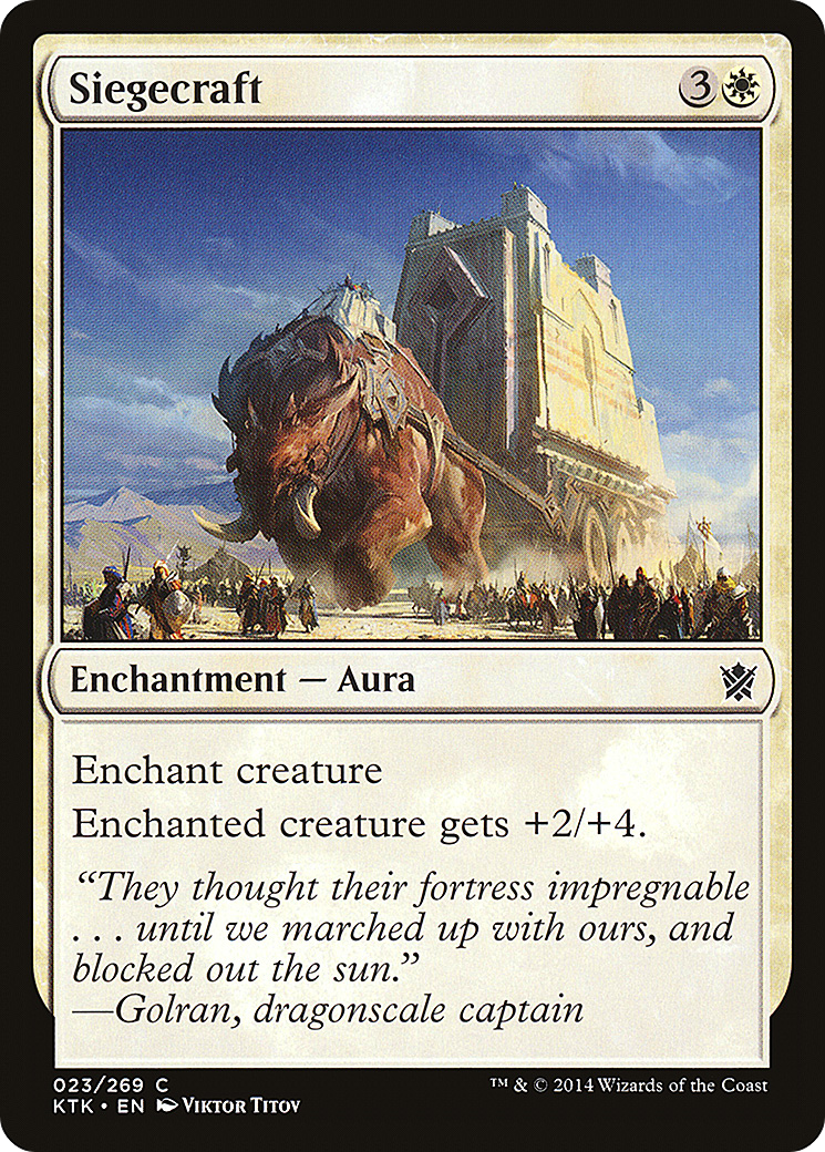 Siegecraft (KTK-023) - Khans of Tarkir