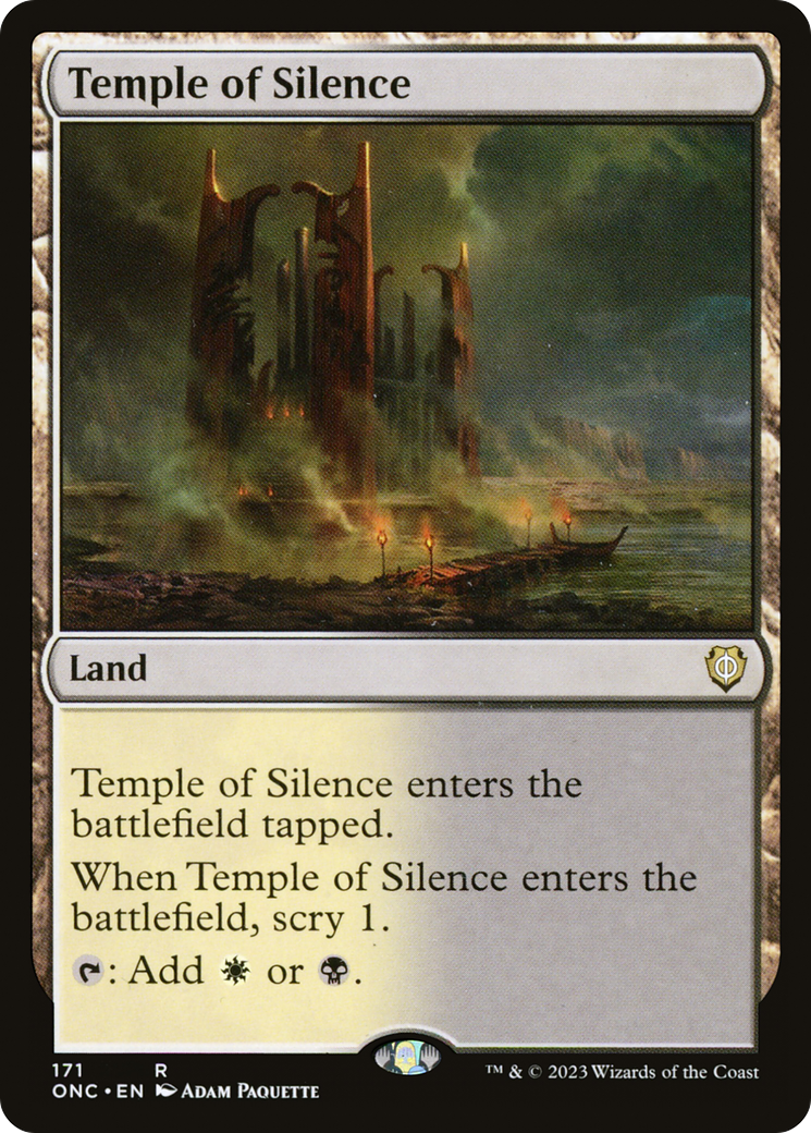 Temple of Silence⁣ - Commander: Phyrexia: All Will Be One⁣ (Rare)⁣ [171]
