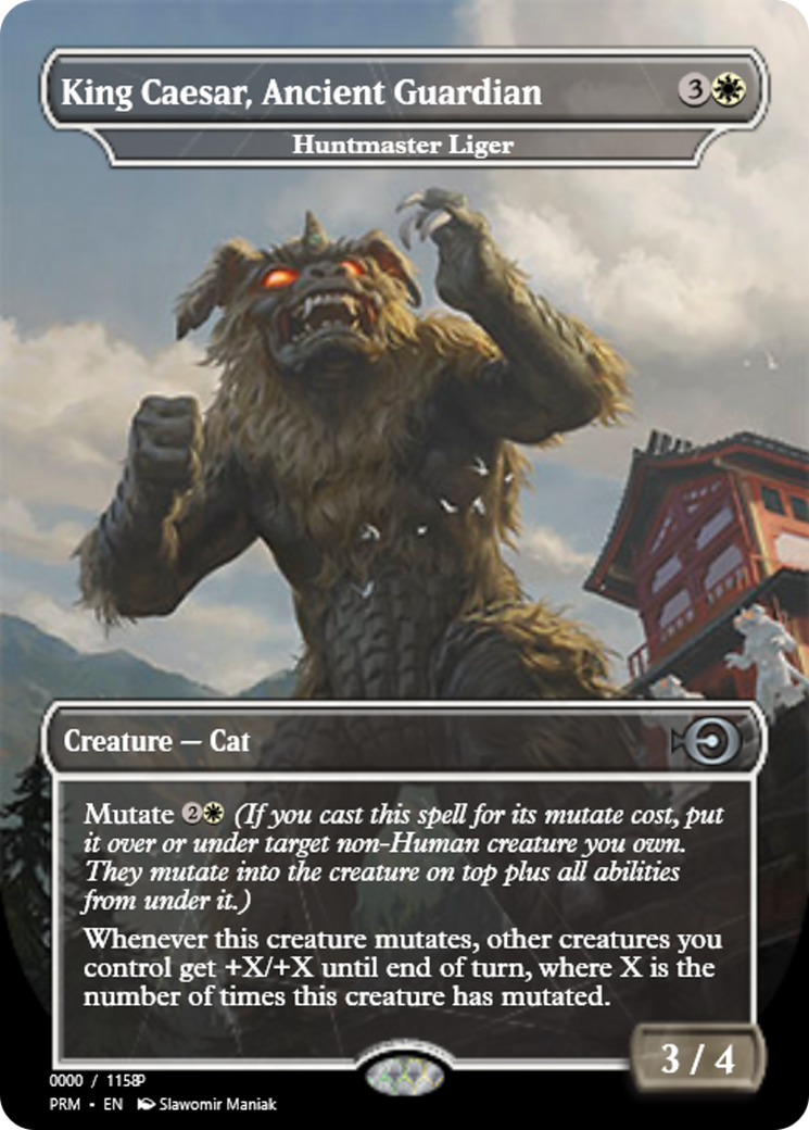 Huntmaster Liger (PRM-80927) - Magic Online Promos / King Caesar, Ancient Guardian Foil