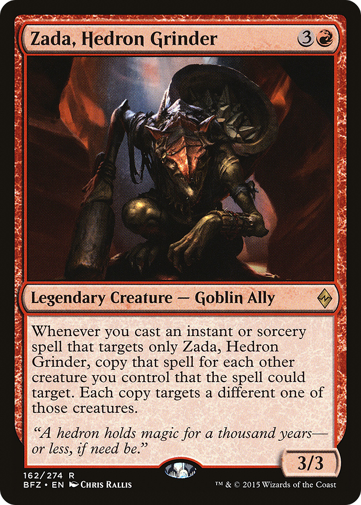 Zada, Hedron Grinder (BFZ-162) - Battle for Zendikar Foil