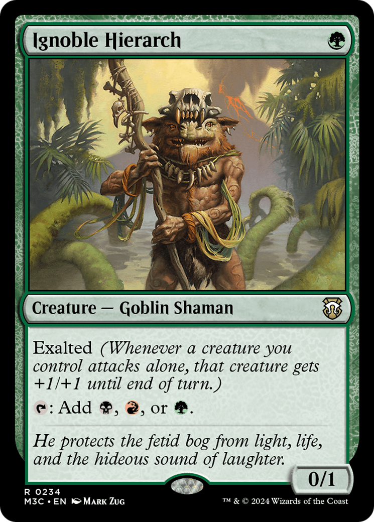 Ignoble Hierarch⁣ - Commander: Modern Horizons 3⁣ (Rare)⁣ [234]
