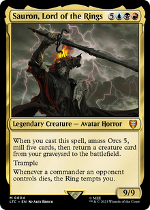 Sauron, Lord of the Rings⁣ - Commander: The Lord of the Rings: Tales of Middle-earth⁣ (Mythic)⁣ [4]