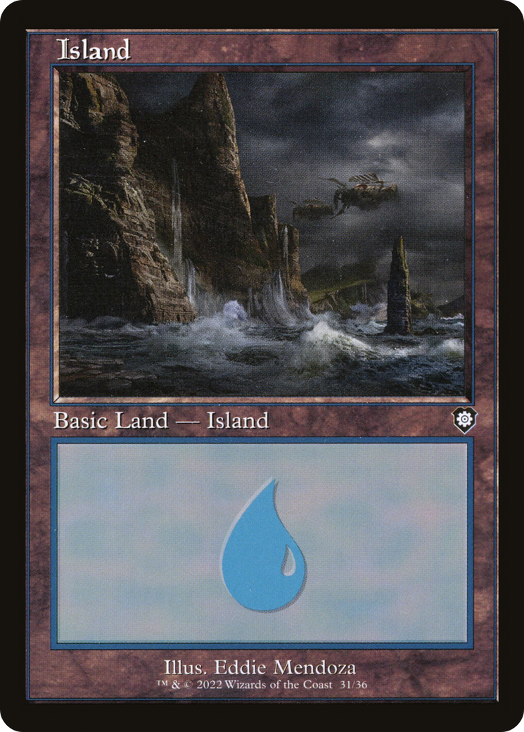 Island (V.1)⁣ - Commander: The Brothers' War⁣ (Land)⁣ [31]