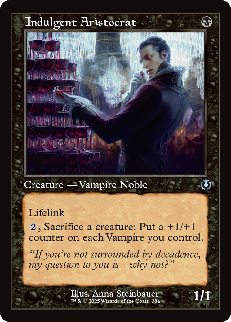 Indulgent Aristocrat (INR-384) - Innistrad Remastered Foil