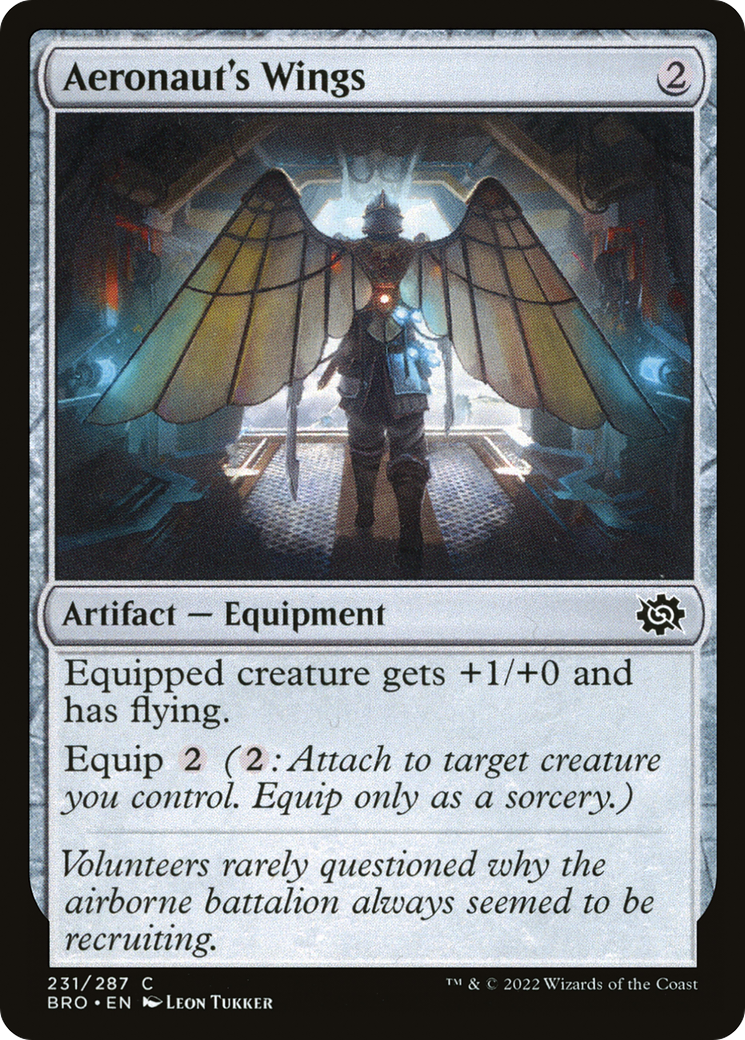 Aeronaut's Wings (BRO-231) - The Brothers' War Foil