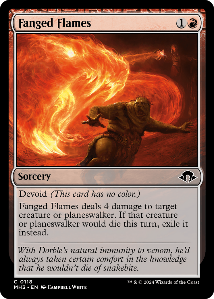 Fanged Flames⁣ - Modern Horizons 3⁣ (Common)⁣ [118]