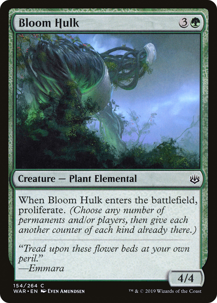 Bloom Hulk⁣ - War of the Spark⁣ (Common)⁣ [154]