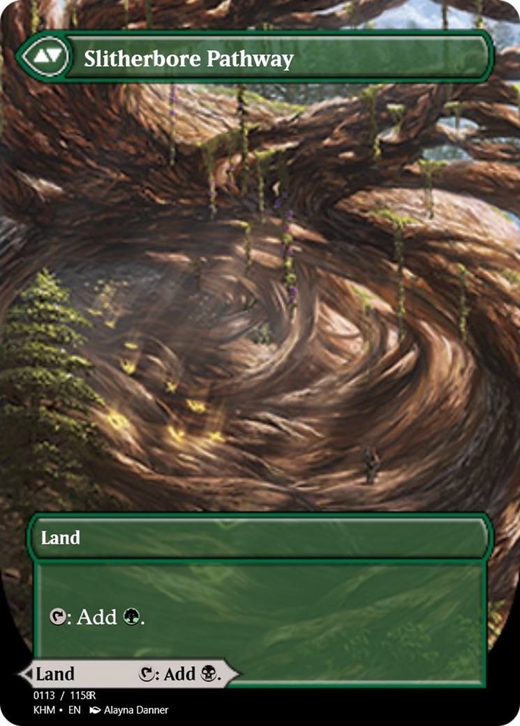 Darkbore Pathway // Slitherbore Pathway (PRM-88406) - Magic Online Promos
