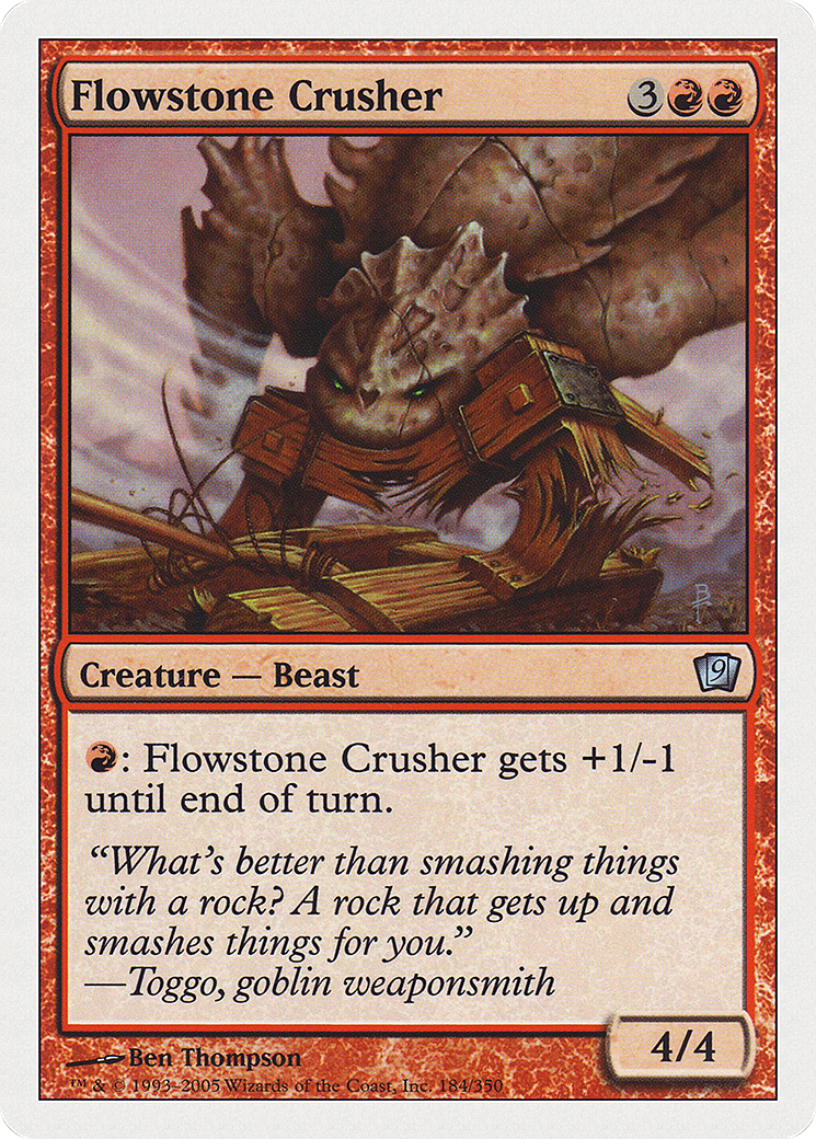 Flowstone Crusher (9ED-184) - Ninth Edition