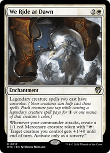 We Ride at Dawn⁣ - Commander: Outlaws of Thunder Junction⁣ (Rare)⁣ [12]
