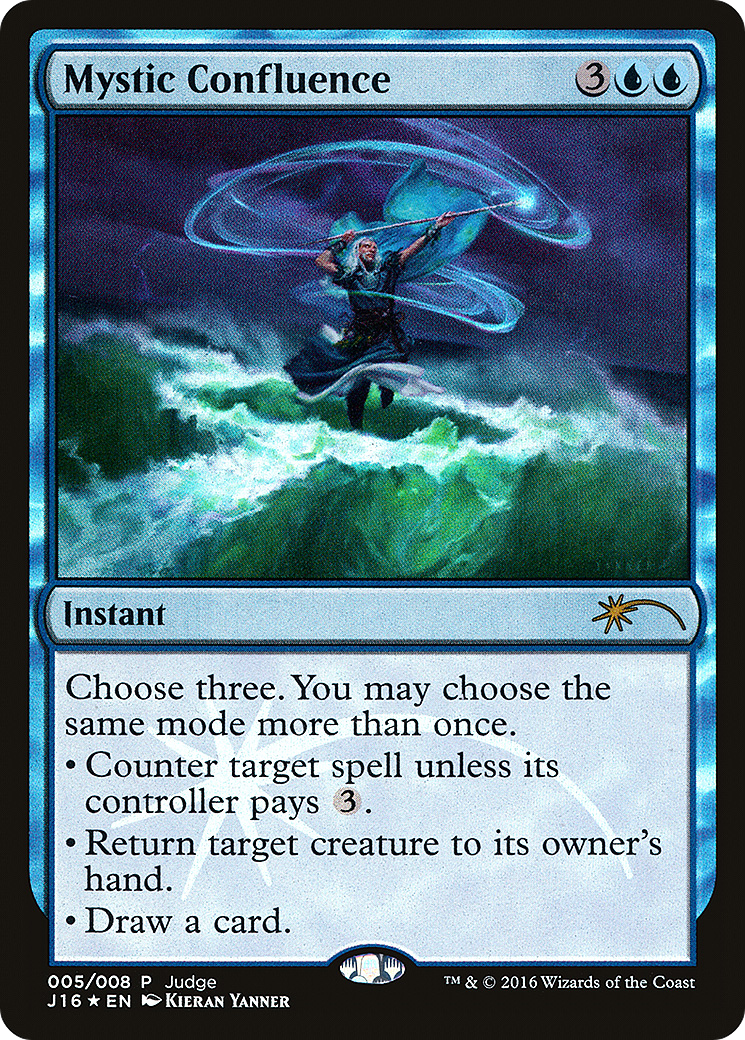 Mystic Confluence (JDG-005) - Judge Gift Cards 2016 Foil