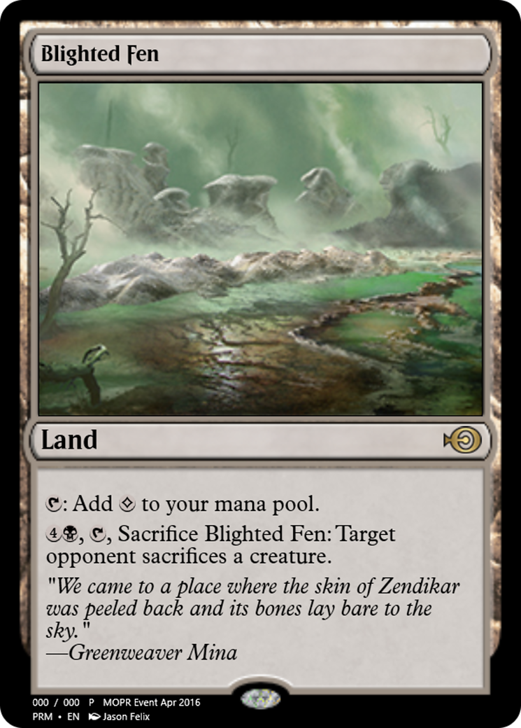 Blighted Fen (PRM-60464) - Magic Online Promos Foil