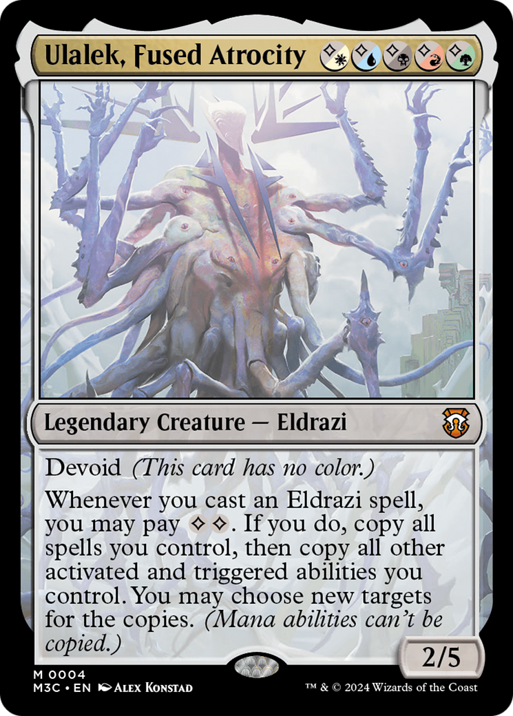 Ulalek, Fused Atrocity⁣ - Commander: Modern Horizons 3⁣ (Mythic)⁣ [4]