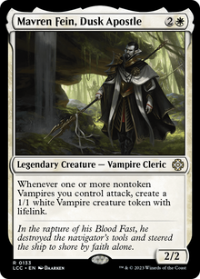 Mavren Fein, Dusk Apostle⁣ - Commander: The Lost Caverns of Ixalan⁣ (Rare)⁣ [133]