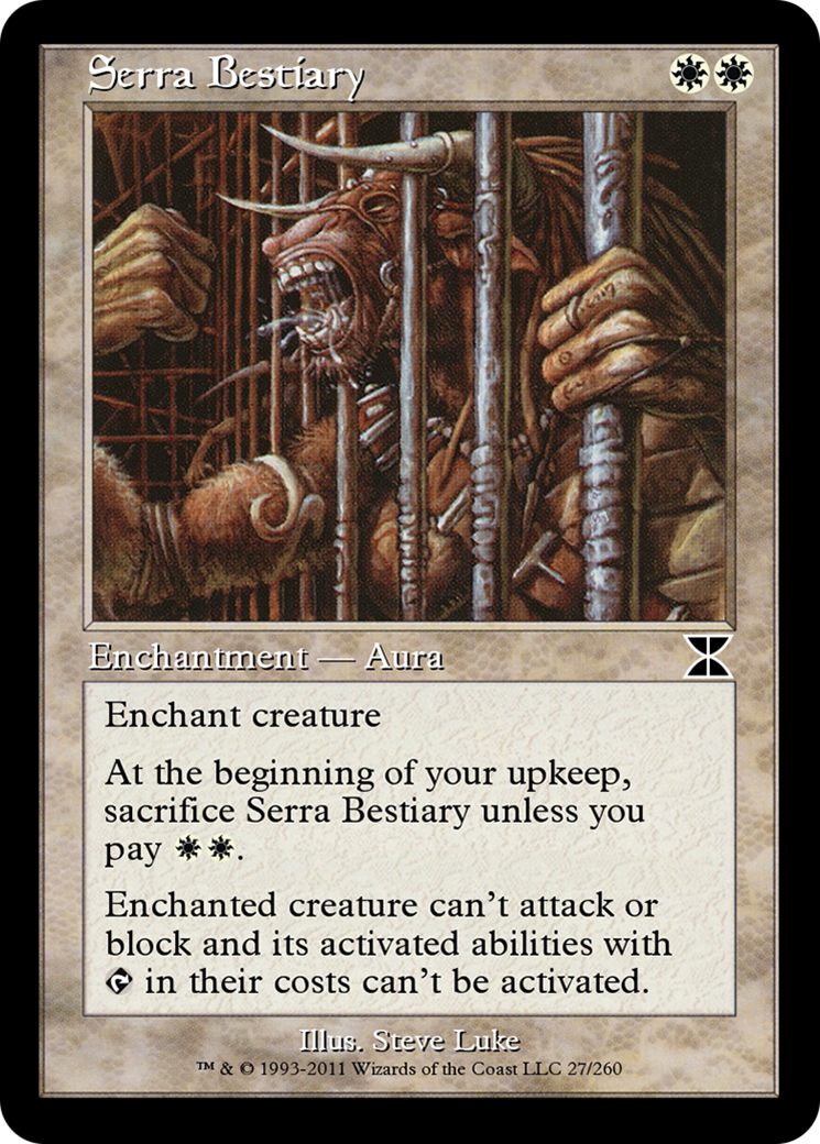 Serra Bestiary (ME4-027) - Masters Edition IV Foil