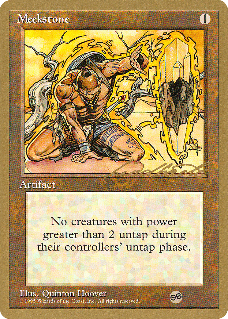 Meekstone - 1996 Leon Lindback (4ED) (SB) (WCD-LL335SB) - Pro Tour Collector Set