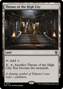 Throne of the High City⁣ - Commander: Murders at Karlov Manor⁣ (Rare)⁣ [307]