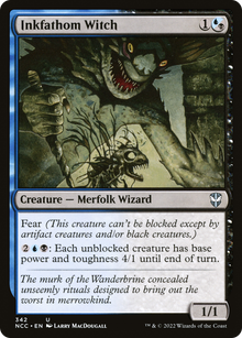 Inkfathom Witch⁣ - Commander: Streets of New Capenna⁣ (Uncommon)⁣ [342]