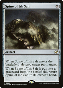 Spine of Ish Sah⁣ - Commander: March of the Machine⁣ (Rare)⁣ [383]