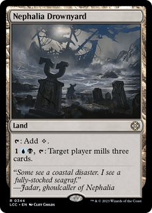 Nephalia Drownyard⁣ - Commander: The Lost Caverns of Ixalan⁣ (Rare)⁣ [344]