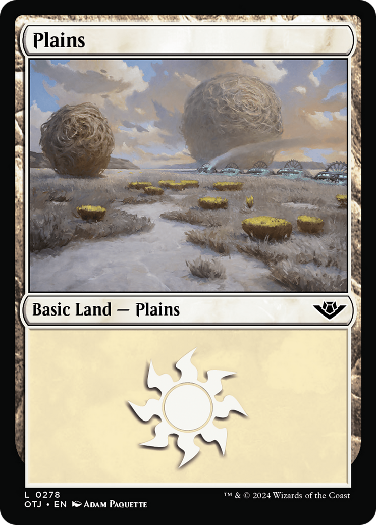 Plains (0278) (OTJ-278) - Outlaws of Thunder Junction Foil