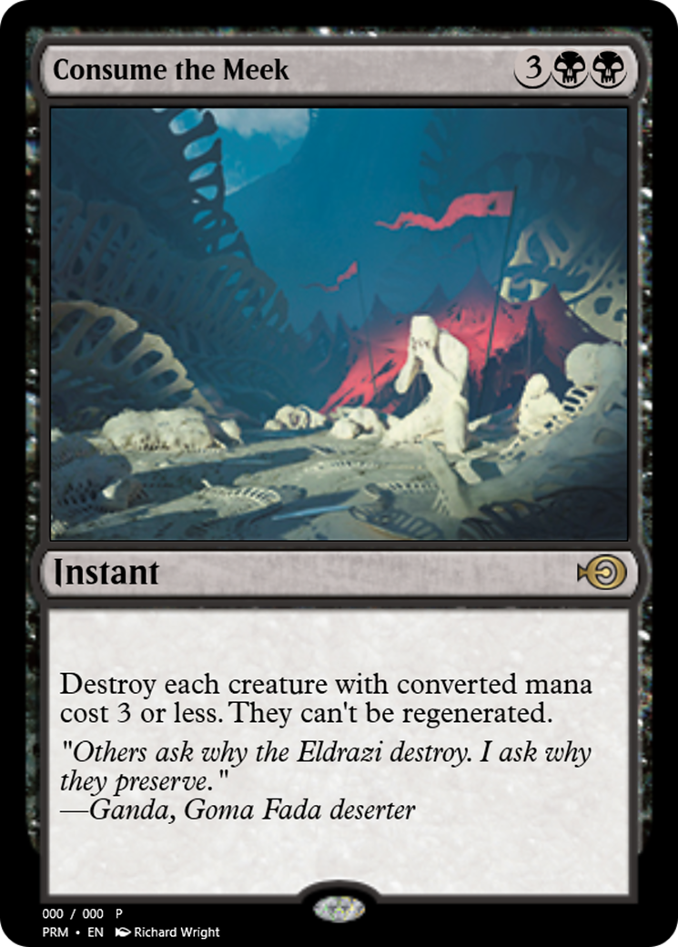 Consume the Meek (PRM-62491) - Magic Online Promos Foil