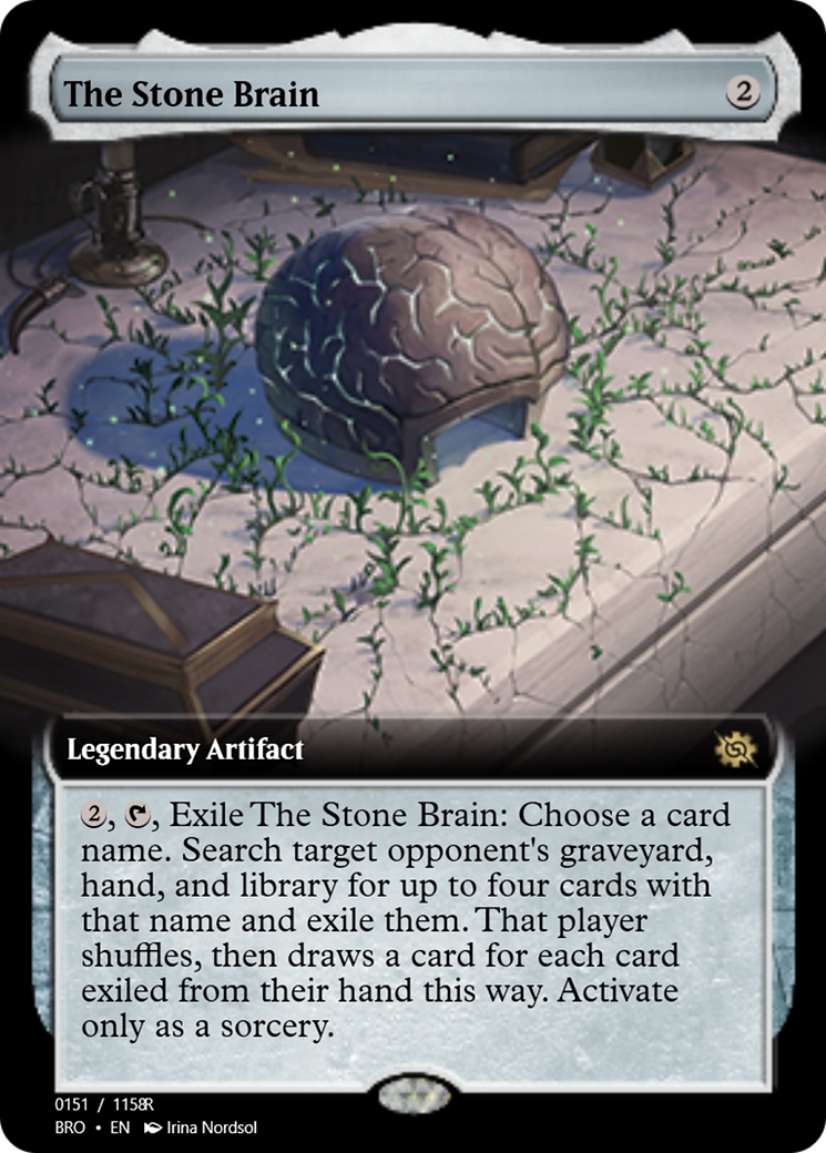 The Stone Brain (PRM-105834) - Magic Online Promos