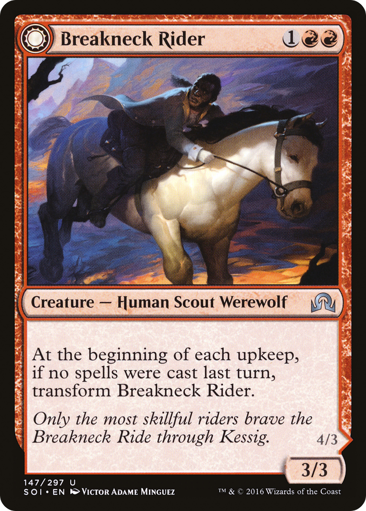 Breakneck Rider (SOI-147) - Shadows over Innistrad: (Double Faced Transform) Foil