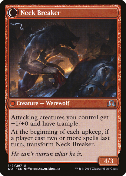 Breakneck Rider (SOI-147) - Shadows over Innistrad: (Double Faced Transform)