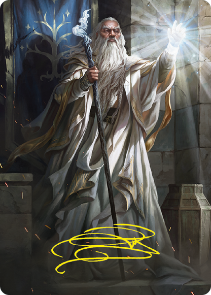 Gandalf the White // Gandalf the White (ALTR-003) - Tales of Middle-earth Art Series (Borderless) Foil