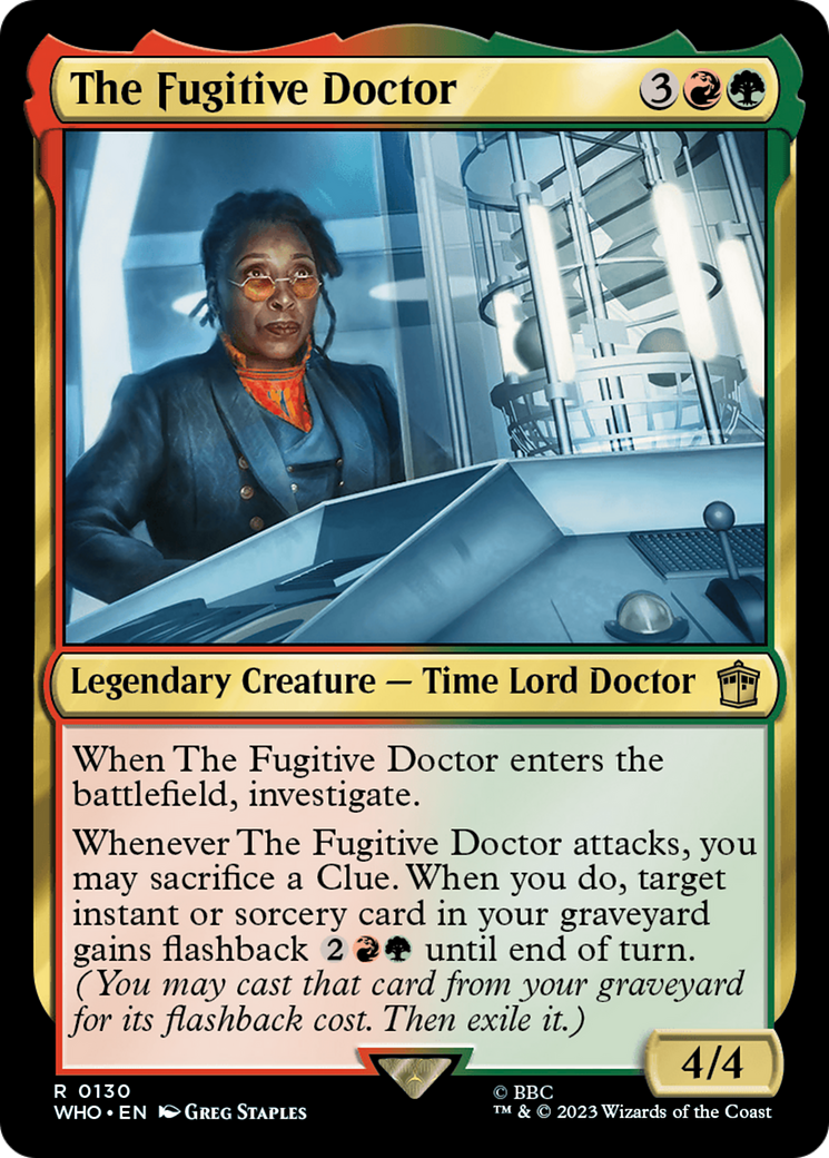The Fugitive Doctor⁣ - Universes Beyond: Doctor Who⁣ (Rare)⁣ [130]