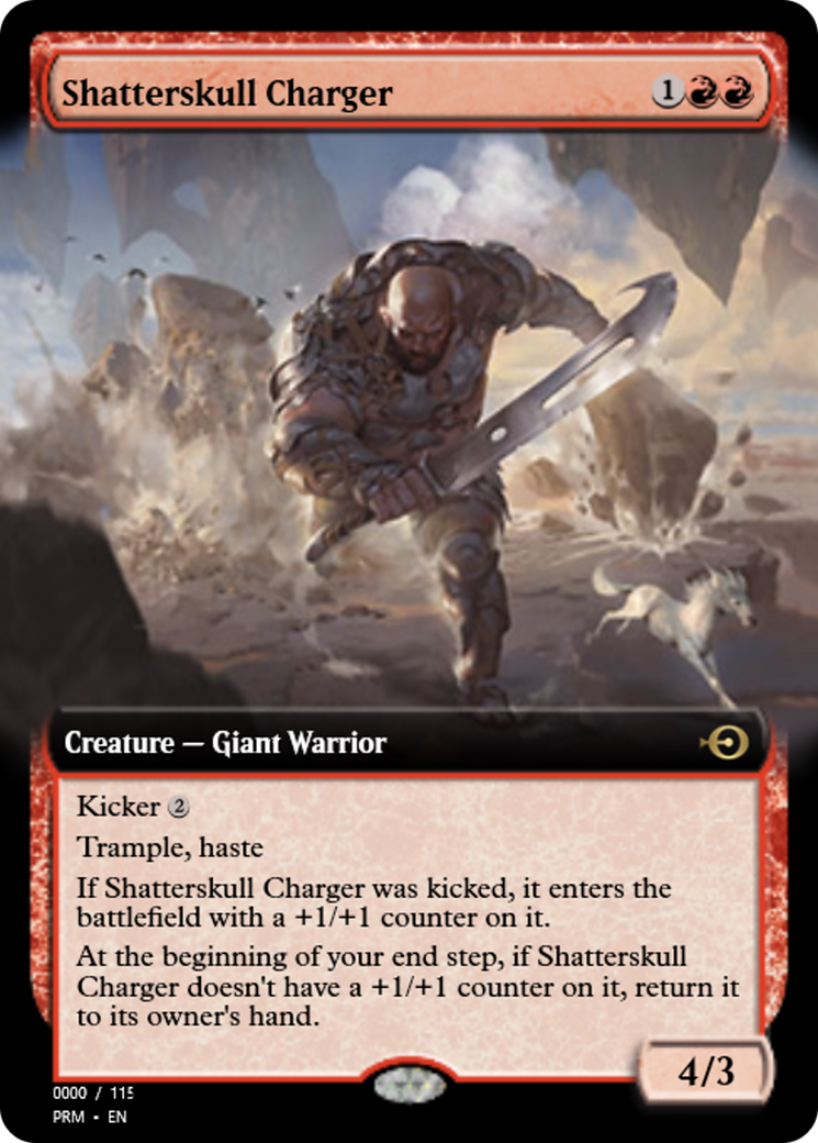 Shatterskull Charger (PRM-83750) - Magic Online Promos Foil
