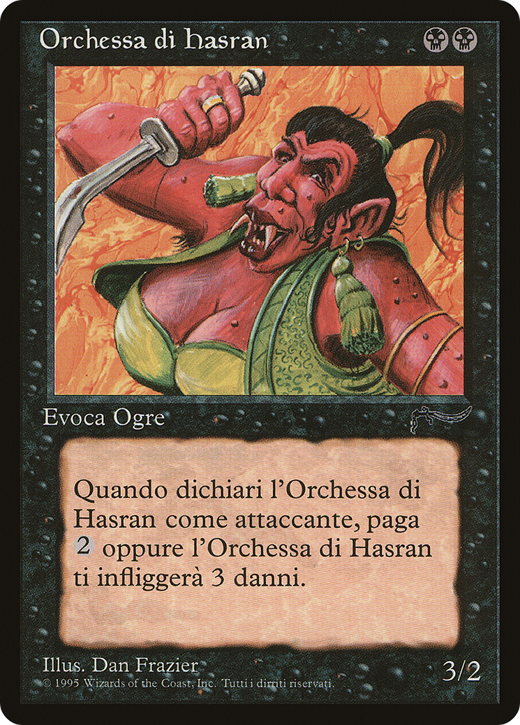 Hasran Ogress (Italian) - "Orchessa di hasran" (REN-053) - Rinascimento
